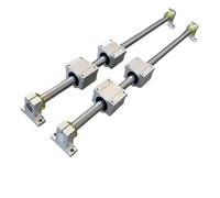 QTYQWC Axe Optique C Guide de roulement de Mouvement High Precision Slider Sliding Table Table Saw Woodworking Rail Set (10x500mm Rail)