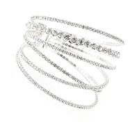 QTYQWC Bijoux de bijoux pour filles bijoux pour les femmes Bracelet complet bracelet bracelet accessoires de chaîne de poignet en cristal élégant