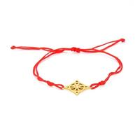 QTYQWC Bijoux des filles Pendre sorcellerie Moon Goddesse Titanium Steel pentagram Box Box Wiccan Bijoux Witch Knot Amulet Bracelet pour femmes Bracelets de corde rouge hommes