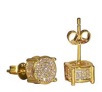 QTYQWC Boucles d'oreilles à Clous en zircone cubique pour Femmes, Bijoux de perçage d'hélice de Cartilage, Petites Boucles d'oreilles à Clous pour Femmes