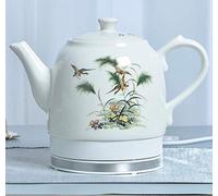 QTYQWC Bouilloires Bouilloire électrique en céramique Théière à Eau sans Fil, théière-rétro cruche de 1,5 L Rapide (Couleur: B) Présentez des Pieds de Poulpe