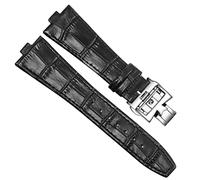 QTYQWC Bracelet de Montre en Cuir véritable pour Vacheron Constantin Overseas Series 4500V 5500V P47040 Boucle en Acier Inoxydable 25 * 8 mm Bracelet de Montre pour Homme
