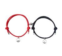 QTYQWC Bracelets Dieu est Le Premier Bracelet, Je suis Le deuxième, Bracelet en Caoutchouc pour Hommes et Boucles d'oreilles Vintage pour Femmes