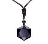 QTYQWC Colliers en Pierre d'énergie Naturelle pour Les Femmes de Bijoux de Pendentif étoiles