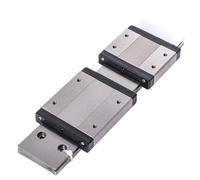 QTYQWC Curseur de Guide linéaire Miniature, Rail de Guidage MGW15, L = 150-1150 mm, Curseur MGW15C / MGW15H, Rail de Rail de glissière de Haute précision (400 mm)