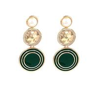 QTYQWC Femmes de Boucle d'oreille Goujons de Boucles d'oreille Boucles d'oreilles, Ligne d'oreille, Goutte de métal Vintage