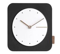 QTYQWC Horloge Murale carrée Simple décoration Mural Horloge en Bois Moderne Horloge Murale silencieuse opération de Murs Non cachés Non coche