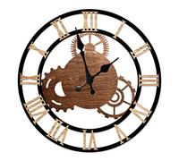QTYQWC Horloge Murale Moderne horloges murales en Forme de Style intérieur Jardin extérieur Exact Nordique Ornement de Suspension Nordique décoration de Maison de 12 Pouces pour Le Salon