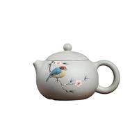 QTYQWC Infuseur à thé Théière de Martin-pêcheur sculptée en céramique Faite à la Main Petite théière Pot en céramique Domestique Théière en céramique multifonctionnelle Théière en Vrac Théière 240 ML