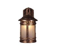 QTYQWC Lamp Nordic Vintage extérieur Lampe Lampe créative Lantern Sconce étanche Glass Avrage de Lampe de Lampe en Bronze Loft Chambre à Manger Path Terrace Courtyards décoration