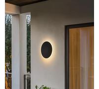 QTYQWC LED Mur Light Indoor Outdoor Moderne Applique Noire/Blanche Lumières Steight imperméable Noir Mout White White 3000K