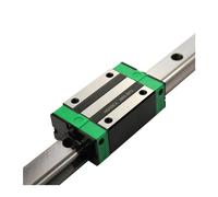 QTYQWC Lot de 2 rails de guidage linéaires HGR20 + 4 glissières HGH20CA HG20 en acier 200 mm-1500 mm
