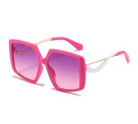 QTYQWC Lunettes de Soleil de Luxe Femmes Lunettes de Soleil Dames Grandes Lunettes rétro