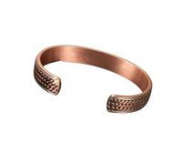 QTYQWC Nouveau 2025 Bracelets en cuivre pur torsadés unisex Men de 12 mm HEILTH ENERGIE GAGNITIQUE BRADS AVANTES ALIGNABLES BIENDES DE CUFF OUVERT