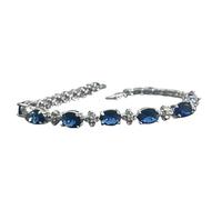 QTYQWC NOUVEAU 2025 CELLA CITY LUXURISE 100% 925 BRACELETS D'ARGENT STOCKE