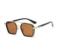 QTYQWC Nouveau 2025 Les mêmes Lunettes de Soleil pour Les Grandes Lunettes de Soleil carrées pour Hommes de Style Masculin pour Hommes