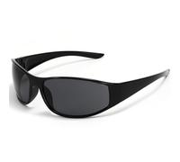 QTYQWC Nouveau 2025 Lunettes de Soleil Femmes Punk Sports conduisant des Hommes Nombres UV400 Miroir extérieur Verres de Soleil