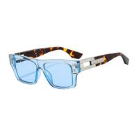 QTYQWC Nouveau 2025 Lunettes de Soleil Men Femmes Gradient Lens PC Frame d'alliage Sortie Soleil