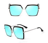 QTYQWC Nouveau 2025 Lunettes de Soleil Roses Femme Shades Mirror Goutres de Soleil féminin pour Les Lunettes de Soleil Female Men