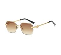 QTYQWC Nouveau 2025 Lunettes de Soleil sans Bord