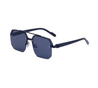 QTYQWC Nouveau 2025 Lunettes de Soleil sans montée en métal rétro Men de Soleil Femmes Square Sun Glasse