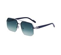 QTYQWC Nouveau 2025 Lunettes de Soleil sans montée en métal rétro Men de Soleil Femmes Square Sun Glasse