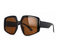 QTYQWC Nouveau 2025 Lunettes de Soleil surdimensionnées Femmes Vintage Big Frame Femmes Soleil Glèches Fashion Shades for Men