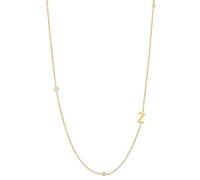 QTYQWC NOUVEAU 2026 Arrivée Unisexe Dainty en acier inoxydable en acier inoxydable Zircone Initial Collier pendant pour femmes 18 carats d'or de la décoration de tour de cou empilable et de luxe