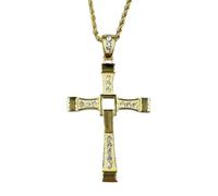 QTYQWC Nouveau 2026 Arrivée Unisexe Hip Hop Men/femmes Collier pendentif avec des strass en or couleur 316l en acier inoxydable Jielts de décoration populaire