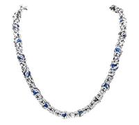 QTYQWC Nouveau 2026 Arrivée Unisexe Trendy Byzantine Link Chain de liaison pour les hommes sifflement en acier inoxydable Couleur en argent penser Biker Biker Male Party Gift Bijoux Collier Hombre