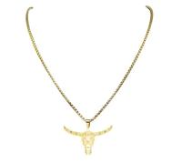 QTYQWC NOUVEAU 2026 Bijoux de bovins en acier inoxydable Bull bijoux de bijoux pour femmes hommes Gold Couleur Amour Amour Colliers d'oreille Cadeaux Décoration ACCESSOIRES DE LUXE