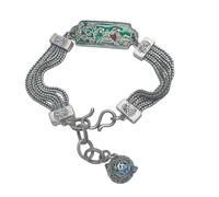 QTYQWC NOUVEAU 2026 BRACEULEMENT DE MAGPIE ENAMEL VERT EXQUIS