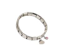 QTYQWC Nouveau module italien Bracelet élastique en acier inoxydable DIY LOVE BRANCE ELASTIQUE BRACKET FEMME FEMME DE FEMMES UNISE DÉCORATION BIELLEMENT