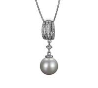 QTYQWC Nouveau pour la tendance 2025 mode cubique zirconie imitation perle collier pendant femmes branchées.