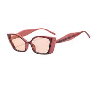 QTYQWC Nouvelles Lunettes de Soleil 2025 pour Femmes Couleur de Gradient Couleur Couleur UV400 Men de Soleil résistant