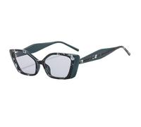 QTYQWC Nouvelles Lunettes de Soleil 2025 pour Femmes Couleur de Gradient Couleur Couleur UV400 Men de Soleil résistant