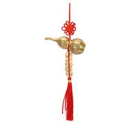 QTYQWC Ornement de Gourde en Laiton Feng Shui pour décoration Murale, mobilier de Maison de Bon augure et Cadeaux de Pendaison de crémaillère, Porte la Bonne Chance et la prospérité