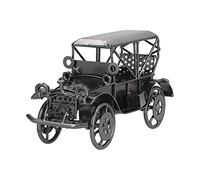 QTYQWC Ornement de Voiture en Fer Gris Vintage, modèle rétro Classique pour Les décorations de Maison, l'artisanat Antique, la Mini Taille pour l'affichage de l'armoire