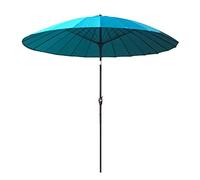 QTYQWC Parasol de jardin Parasol de jardin extérieur | 2,7 m | Round/inclinable/avec pôle de parapluie de 38 mm de manivelle, pour terrasse/patio/balcon/table basse - sans base de bonnes parasols
