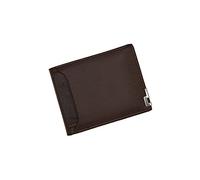 QTYQWC Portefeuilles pour Hommes Portefeuille Court pour Hommes Iron Edge Youth Portefeuille Horizontal pour Hommes Trend Card Pack Purse (Couleur : Marron)