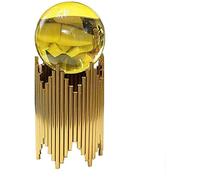 QTYQWC Statue Art Ornement Desktop Affichage Crystal Ball Style Européen LUMBRE LUXEUR Topaz Cristal BALENT