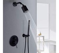 QTYQWC Système de Robinet de Douche Mural Ensemble de bouchette de Douche de précipitation en Or brossé