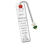 QTZXZX Cadeau De L'enseignant,Cadeaux Pour Enseignantscadeaux Pour Les Enseignants,Atsem Cadeau,Maitresse D'école,Marque-Pages,Cadeau Professeur,Maitresse Graduation D'école Fin D'année (1)