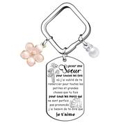 QTZXZX Cadeau Soeur Noel, Cadeau Pour Soeur, Anniversaire Soeur, Porte Clef Soeur, Idee Soeur, Pour Ma Soeur, Pour Sa Soeur, Soeur Personnalisé