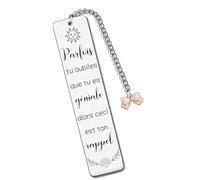 QTZXZX Idee Cadeau Femme Noel Cadeau Anniversaire Femme Original Utile Marque Page Idée Cadeaux de noel Pour Collegue de travail Cadeaux Anniversaire Amie Soeur Collegue Meilleure Amie (1)