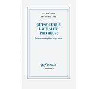 Qu'est-ce que l'actualité politique ?