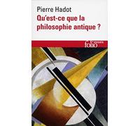 Qu Est Ce Que La Philo (Folio Essais) (French Edition) by Pierre Hadot (1995-11-01)