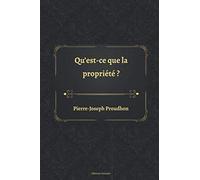 Qu’est-ce que la propriété ?