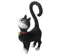 Statuette Dubout Les chats Qu'est-ce qu'on mange ? - Hauteur 11 cm x Profondeur 6 cm x Largeur 3 cm