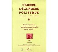 Qu'a-t-on appris sur la relation salaire-emploi depuis keyne Tome 34 - Collectif - L'harmattan - broché - Livre